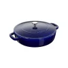 Tegame Chistera 24 cm Blu Scuro in Ghisa