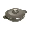 Tegame con Coperchio 20 cm Grigio Graphite in Ghisa