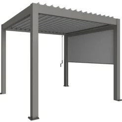 Tenda Zip a Caduta per Pergola in Metallo Biohort