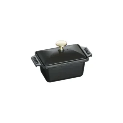 Terrina 15 x 11 cm Nera in Ghisa