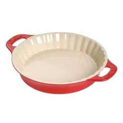 Tortiera Tonda 36 cm Rossa in Ceramica