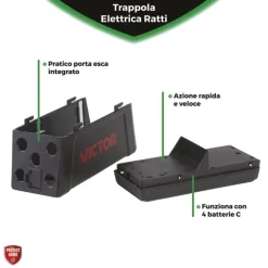Trappola elettrica per ratti VICTOR SBM