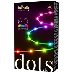 Twinkly DOTS Striscia 3 m 60 Led RGB USB BT + WiFi Cavo Trasparente